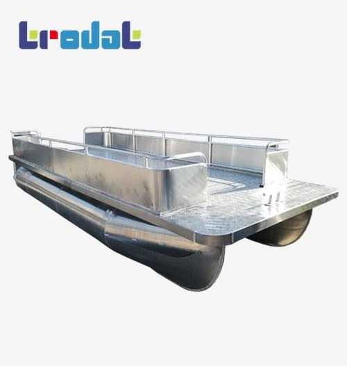 Barcă de pescuit cu ponton dublu
